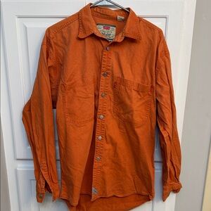 VINTAGE 19780’s Levi's Vibrant Orange Casual Shirt
